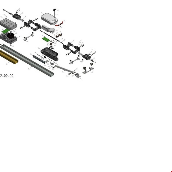 اپراتور زیر سقفی (سکشنال) +EX4024D دبل ( دو موتوره اکسترا )