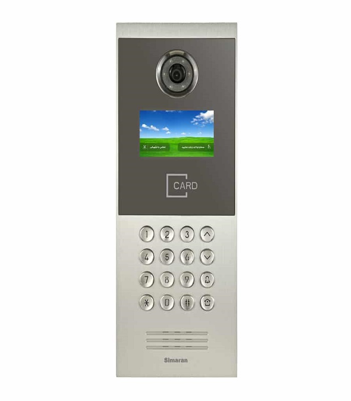 پنل کدینگ با LCD رنگی 4.3 اینچ تصــویری سیماران مدل VF43KD